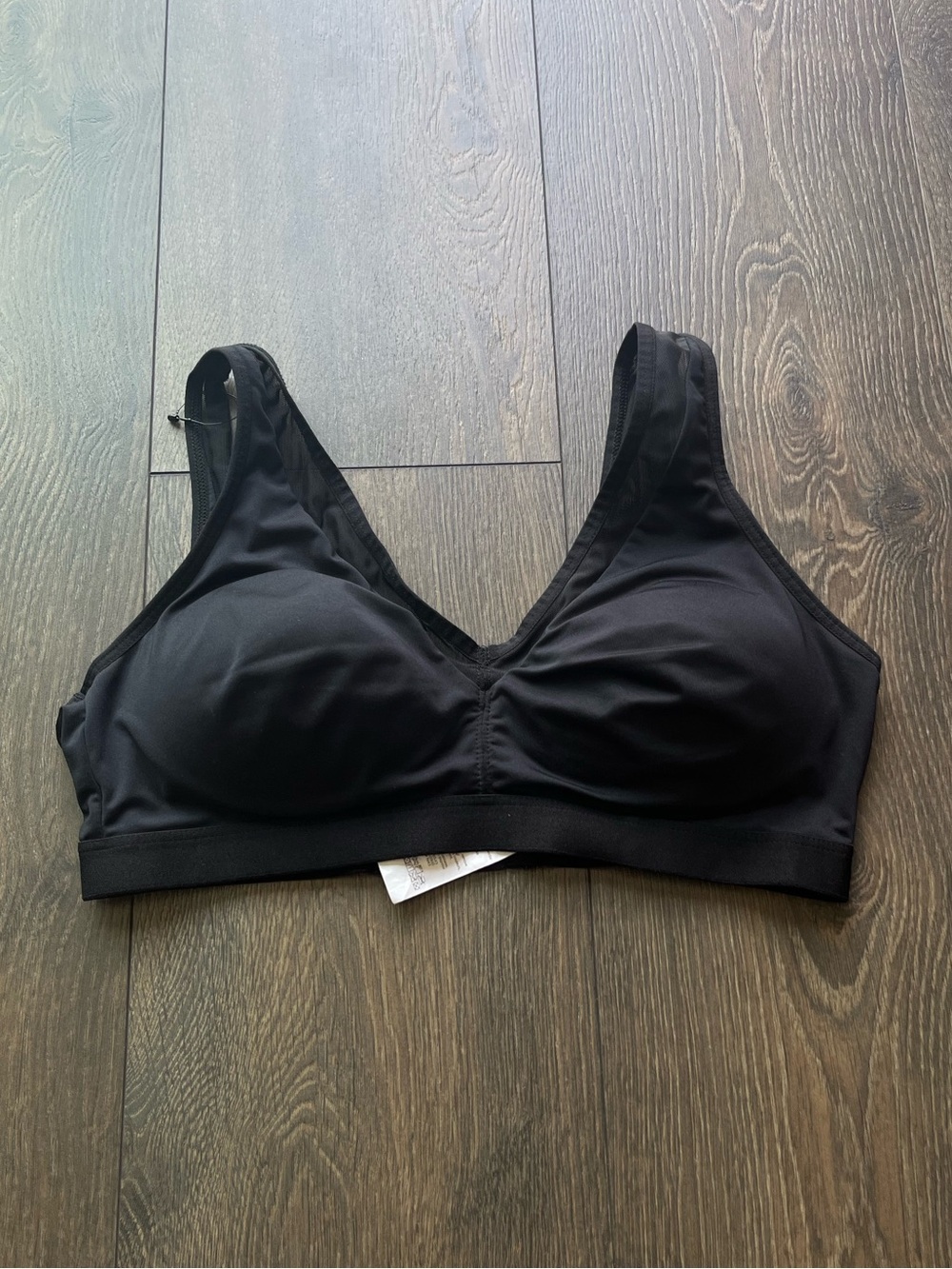 Warner's Wireless Black Bra